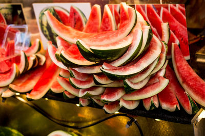 Close-up of fruits on table