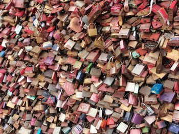 Love locks on valentine's day