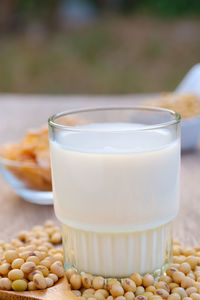 Close-up of drink on table