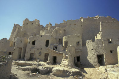 Old ruins against clear sky