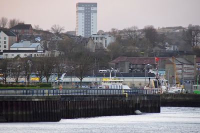 View of buildings in city