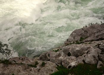 Scenic view of sea waves