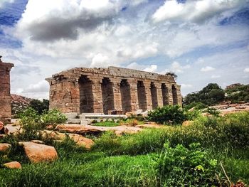 Old ruins against clear sky