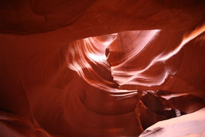 Rock formation in cave
