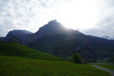 Scenic view of landscape against sky