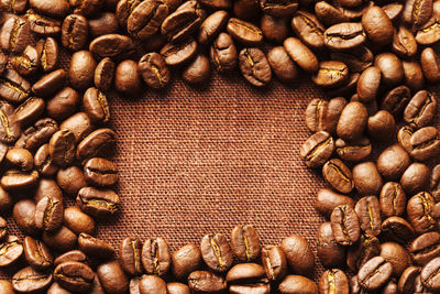 Full frame shot of coffee beans