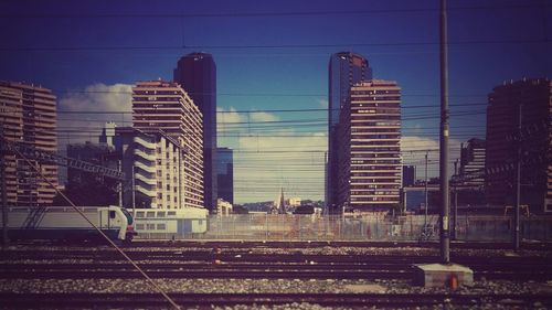 Modern buildings in city