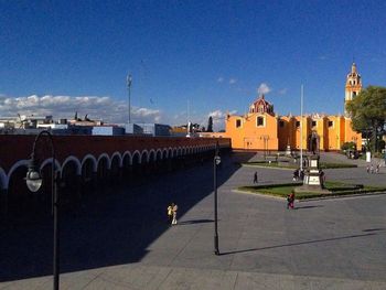 Built structure against blue sky