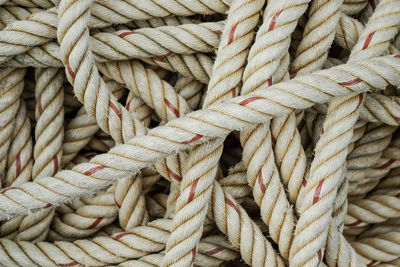 Full frame shot of ropes