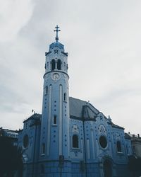 Low angle view of church against sky