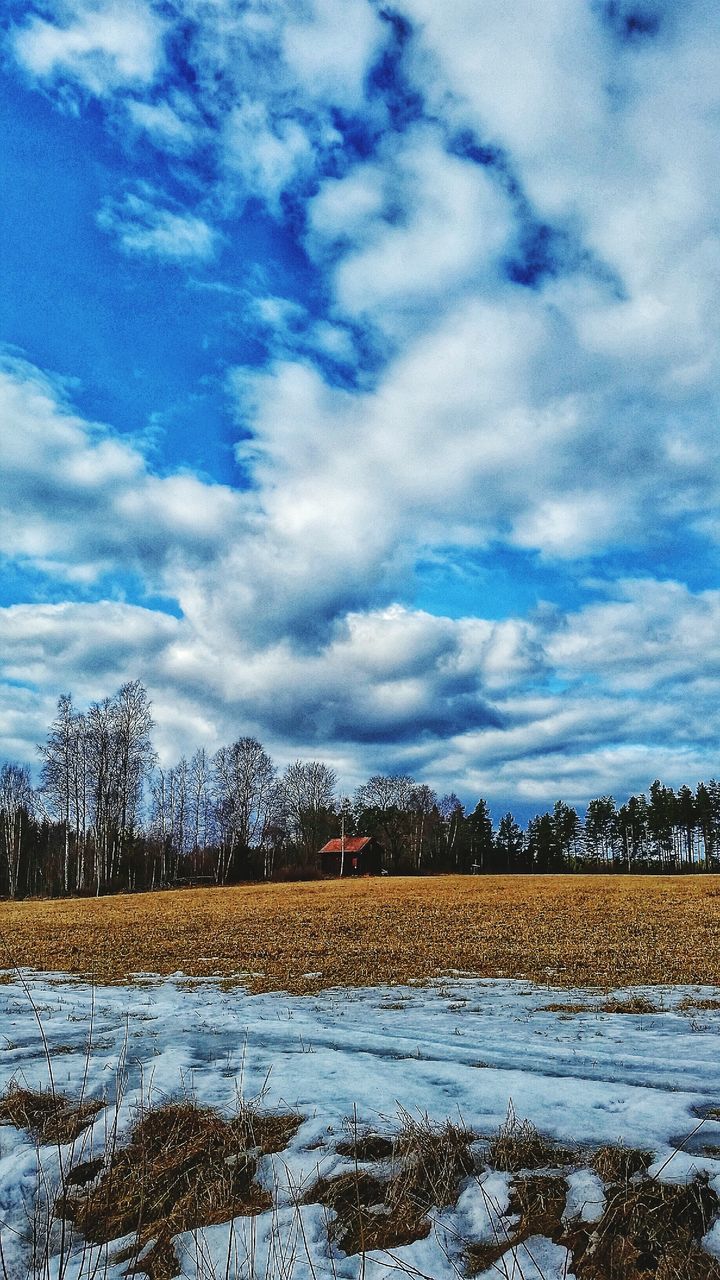 sky, cloud - sky, water, tranquility, tranquil scene, tree, scenics, winter, snow, weather, lake, beauty in nature, cold temperature, cloudy, cloud, nature, season, landscape, bare tree, river