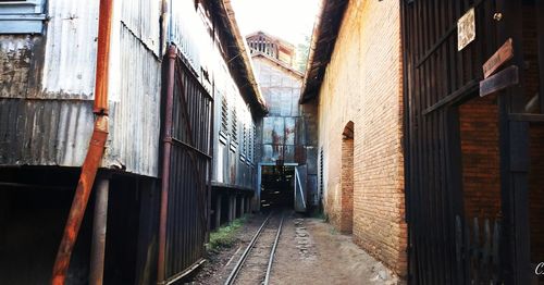 Alley amidst buildings