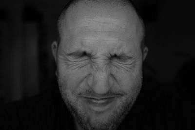 Close-up portrait of mature man