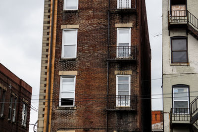 Low angle view of building against sky