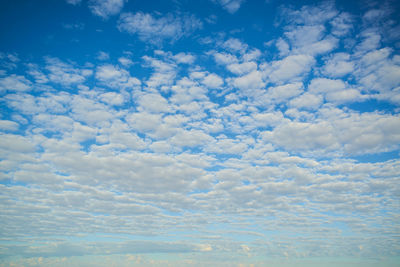 Low angle view of cloudy sky