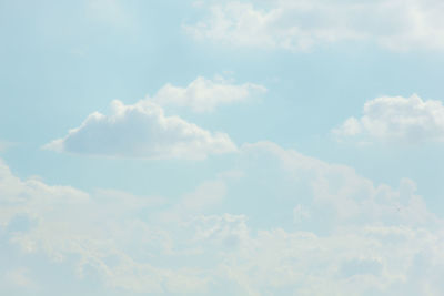 Low angle view of clouds in sky