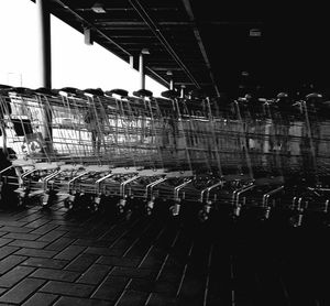 Panoramic view of bridge in city