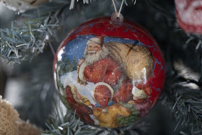 Close-up of christmas decoration