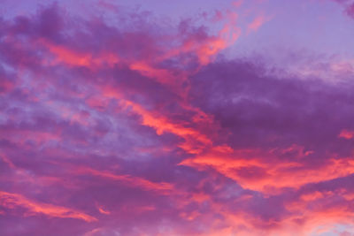 Low angle view of dramatic sky