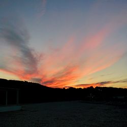 Scenic view of sky at sunset