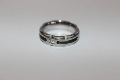 Close-up of wedding rings