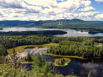 Nature in the laurentide region of quebec, canada