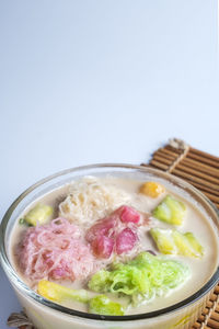 Close-up of meal served in bowl