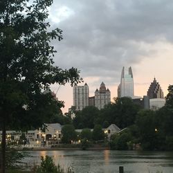 River with buildings in background