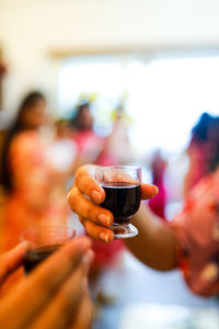 Group of people drinking glass