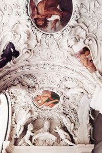 Directly above shot of man lying on floor