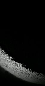 View of fire in the dark