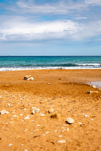 View of beach against sky