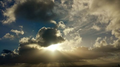 Scenic view of cloudy sky