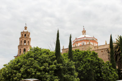 Low angle view of historical building against sky