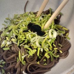 High angle view of vegetables