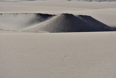 Scenic view of desert against sky