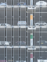 Full frame shot of glass building