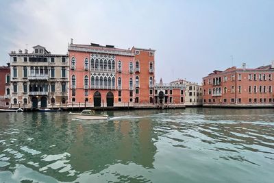 Buildings in water