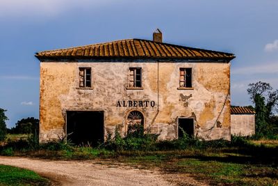 Old building against sky