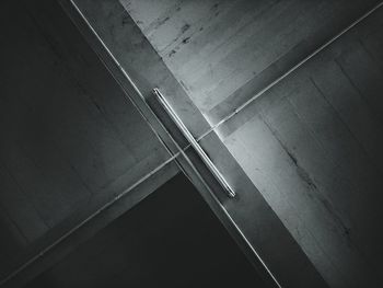 High angle view of road