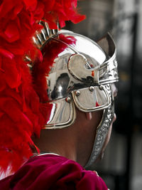 Close-up of man wearing sunglasses