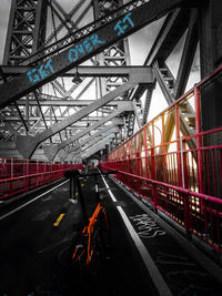 View of bridge in city