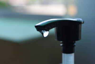 Close-up of water in container