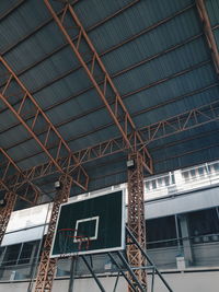 Low angle view of buildings in city