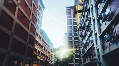 Low angle view of modern office building