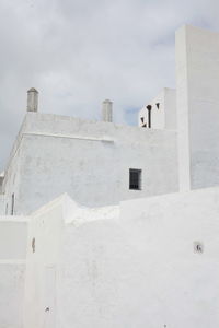 Low angle view of historic building against sky