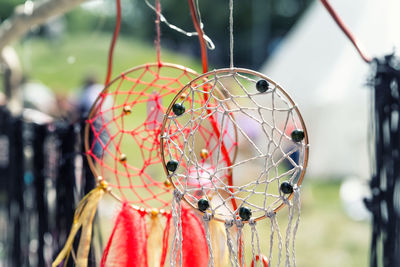 Close-up of christmas decoration