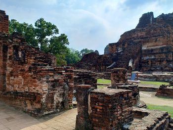 Old ruins against sky