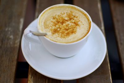 Close-up of coffee cup