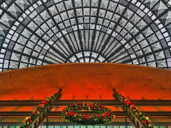 Low angle view of ceiling
